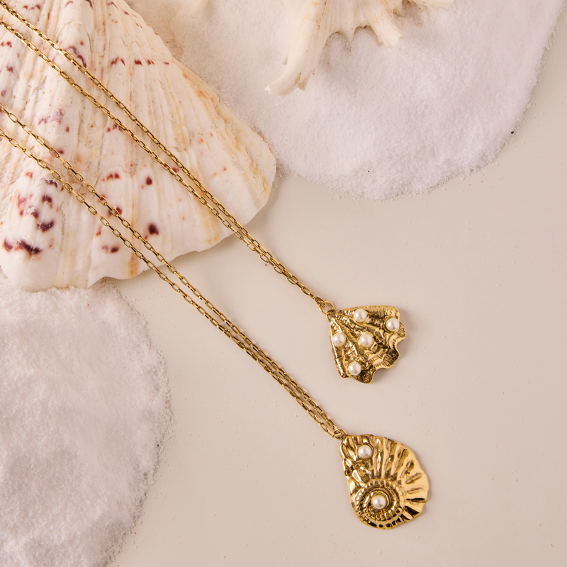 Colar Longo Concha Pérola