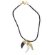 Colar Charm Preto/Branco