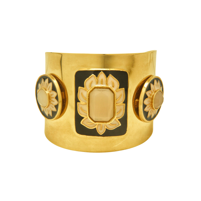 Pulseira Flor Esmaltada