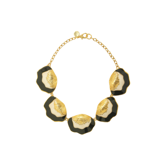 Colar Curto Concha Pintura