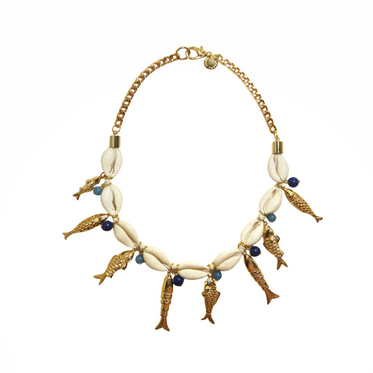 Colar Búzios Peixes