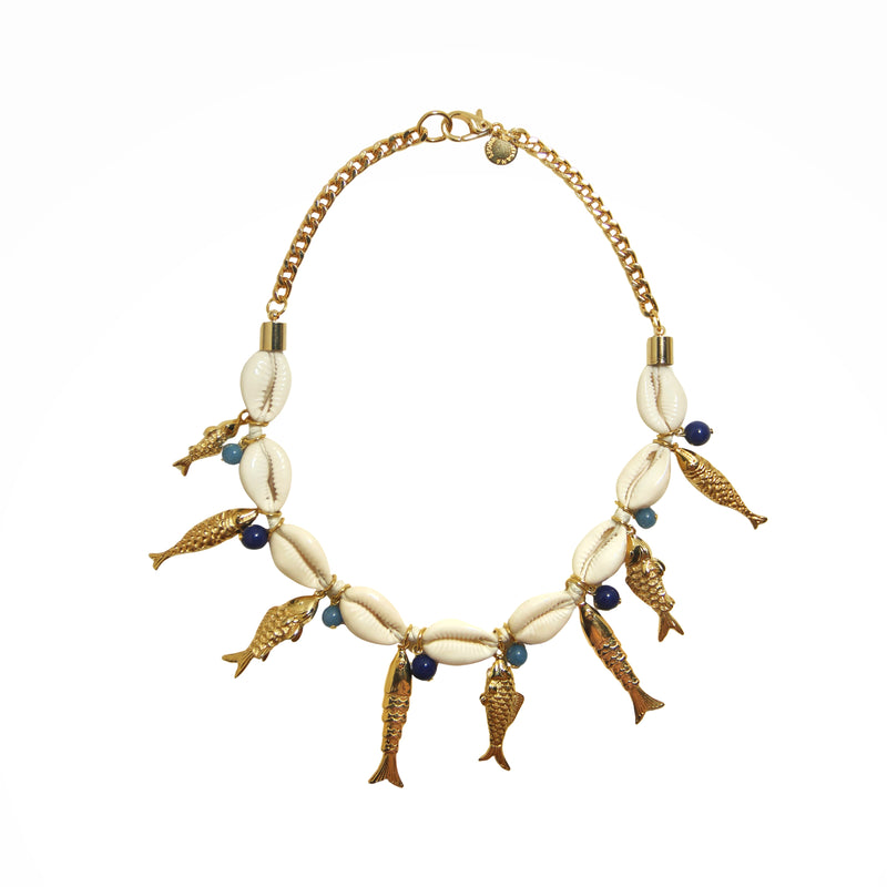 Colar Búzios Peixes