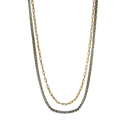 Colar Corrente 2 Banhos