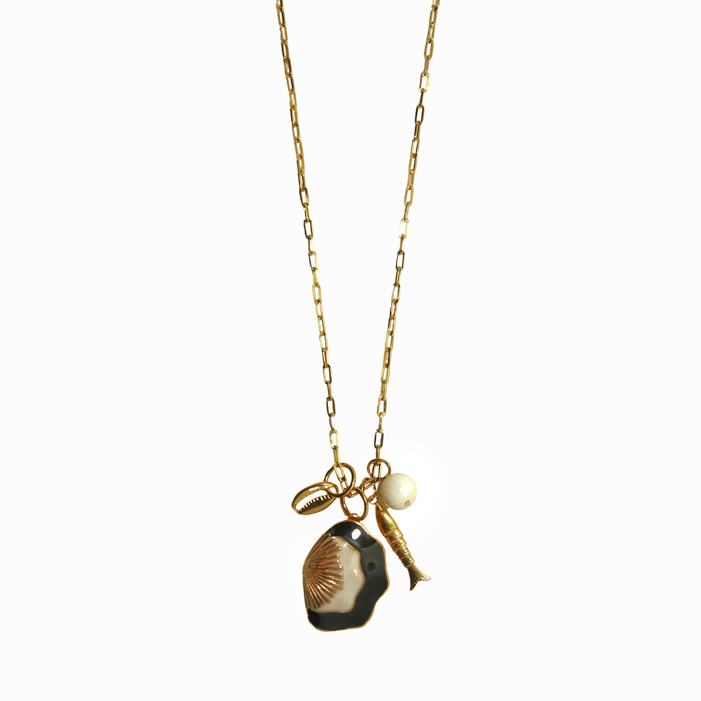 Colar Penca Concha Pintada