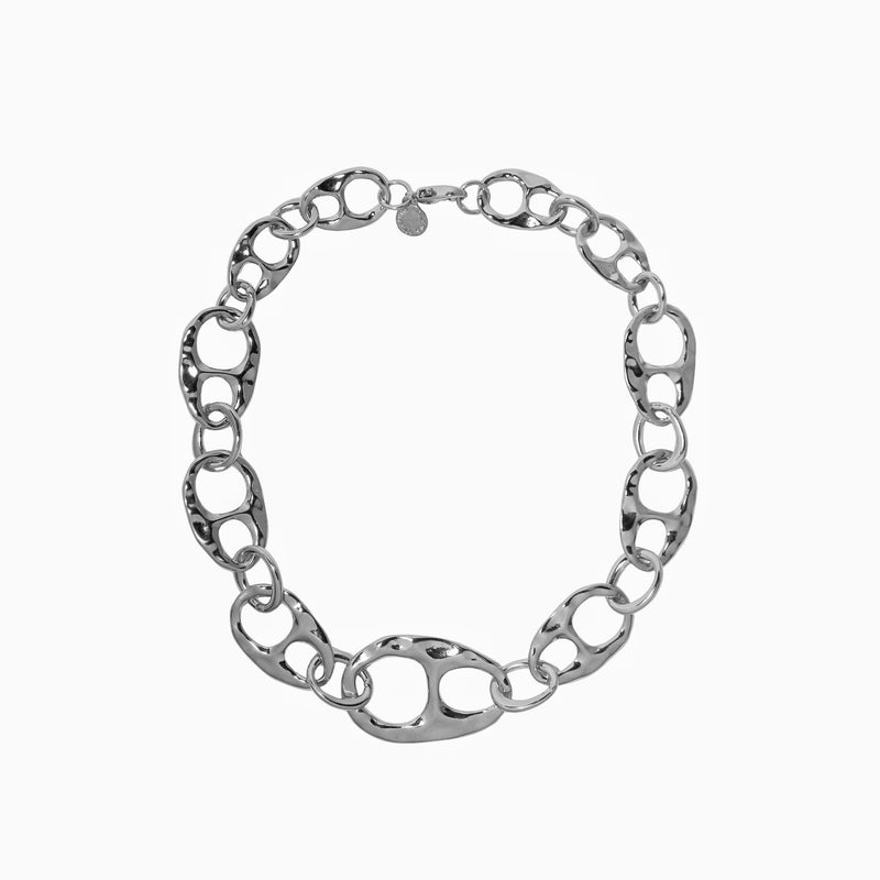 Choker Elos Grandes Martelados