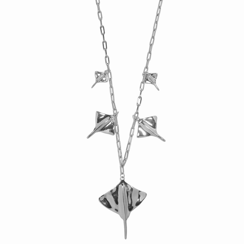 Colar Longo 5 Pingentes Arraia