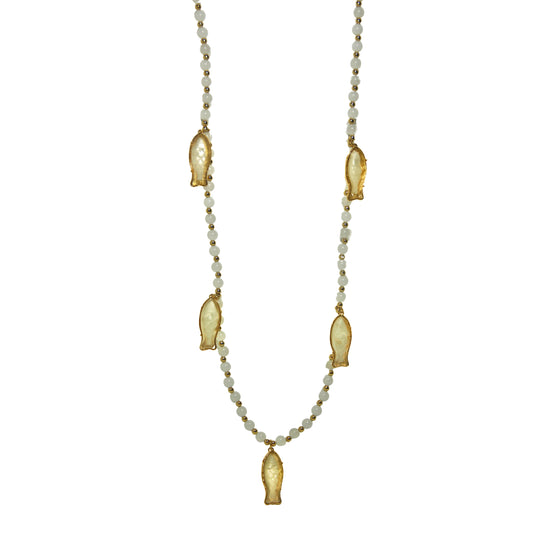 Colar Peixe Lalique Longo