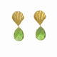 Brinco Concha Pedra Gota