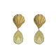 Brinco Concha Pedra Gota