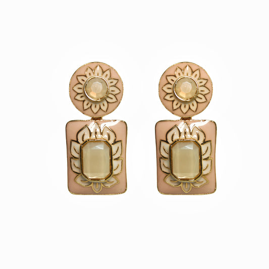 Brinco Flores Esmalte