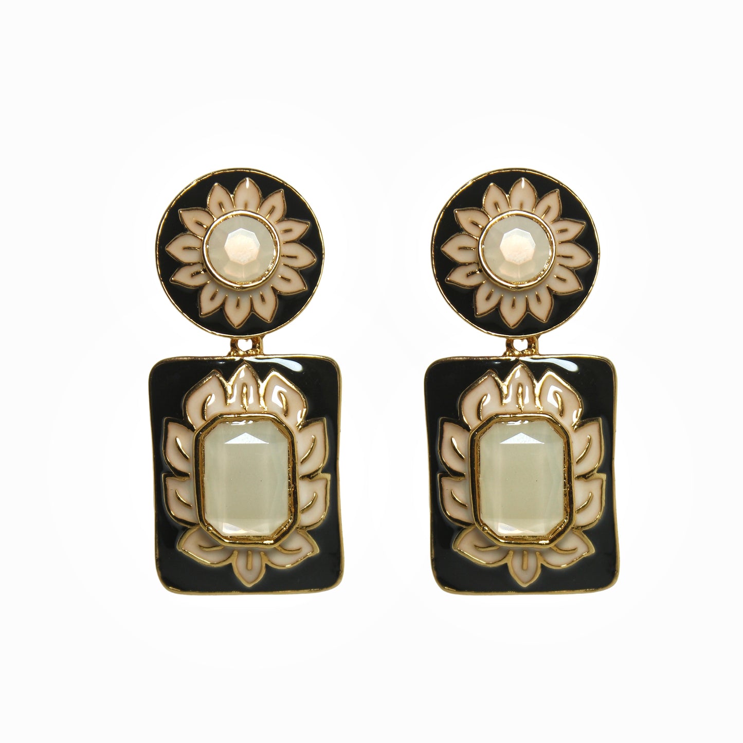 Brinco Flores Esmalte