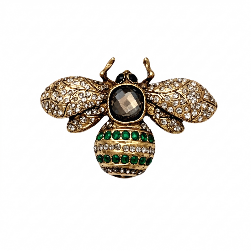 Broche Abelha Real Strass