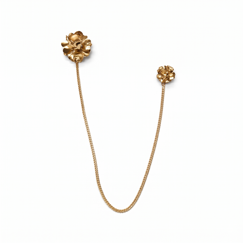 Broche Flor Duplo