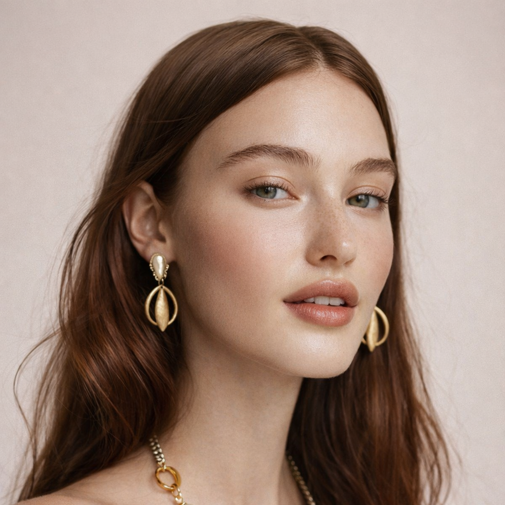 Brinco Duplo Ouro Níquel