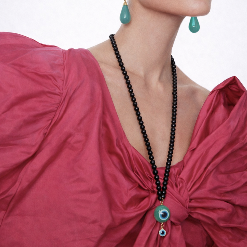 Colar Longo Agatha Olho