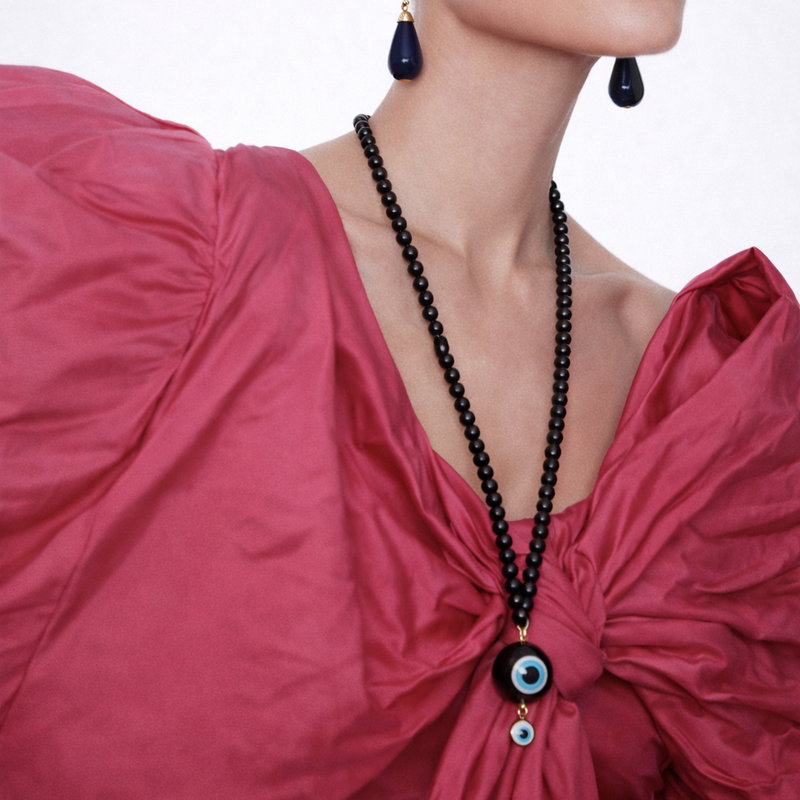 Colar Longo Agatha Olho