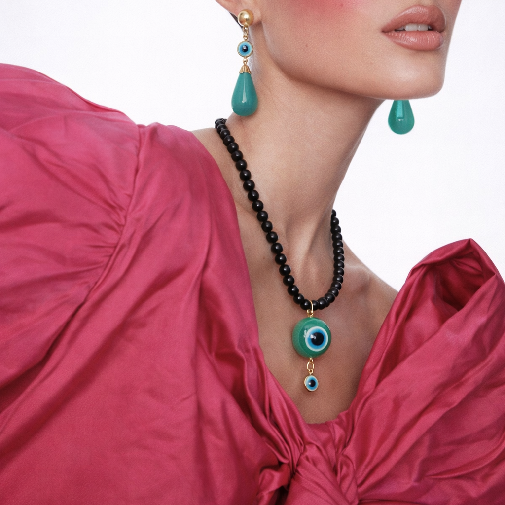 Colar Curto Agatha Olho