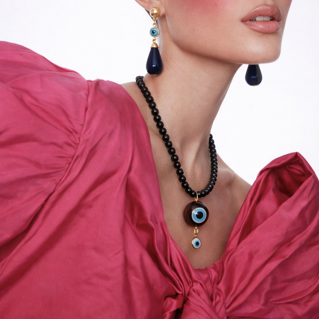 Colar Curto Agatha Olho