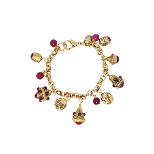 Pulseira Berloques Vintage