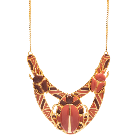 Colar Escaravelho Bicolor