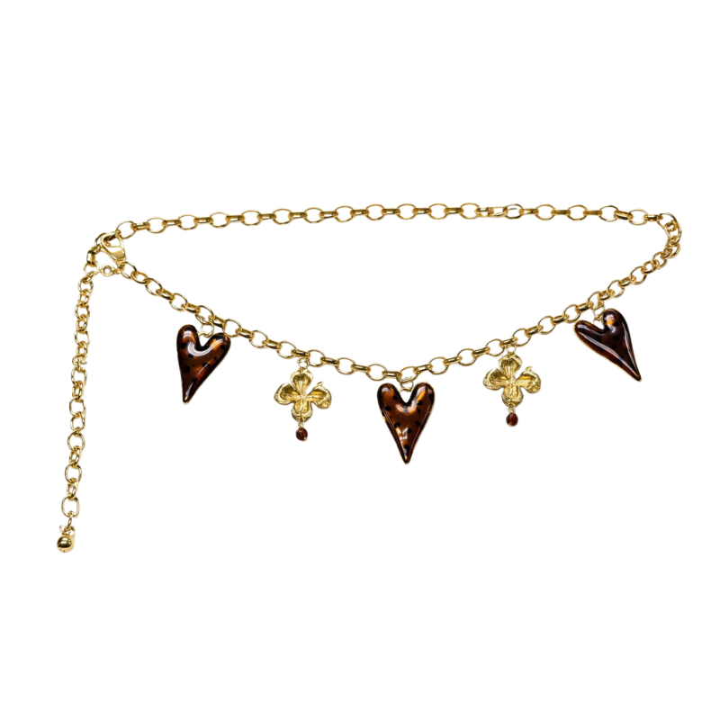 Cinto Coração Onça Pintada