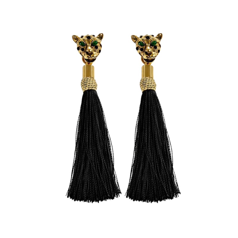 Brinco Tassel Pantera Imperial