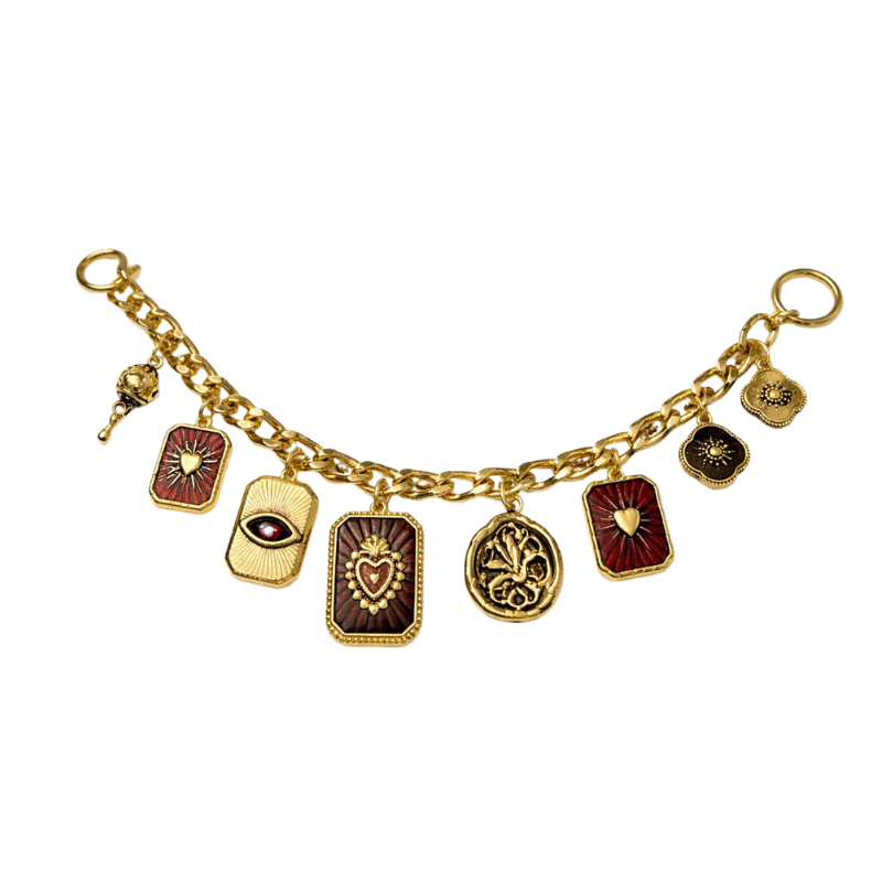 Pulseira Ouro Relicário