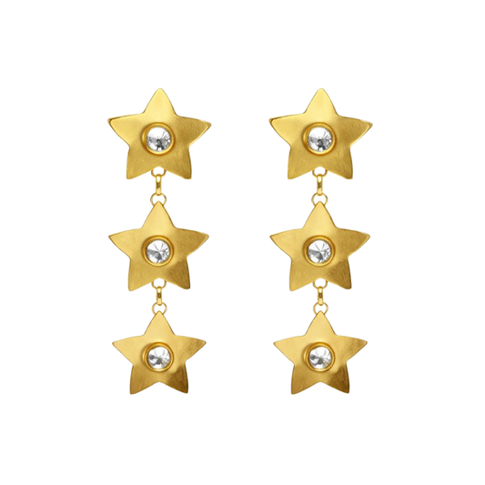 Brinco Triplo Estrelas