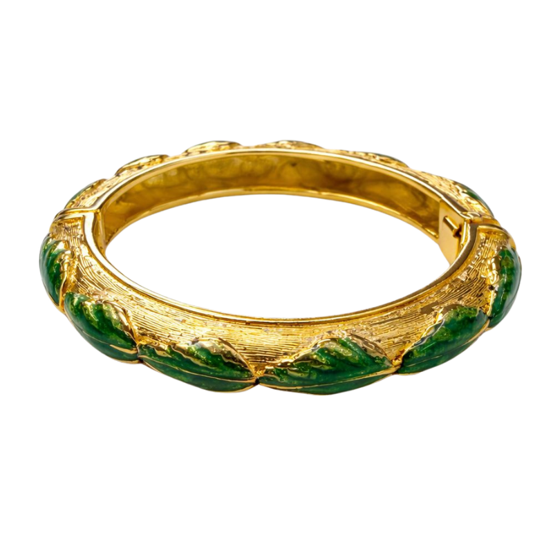 Pulseira Mola Folhas