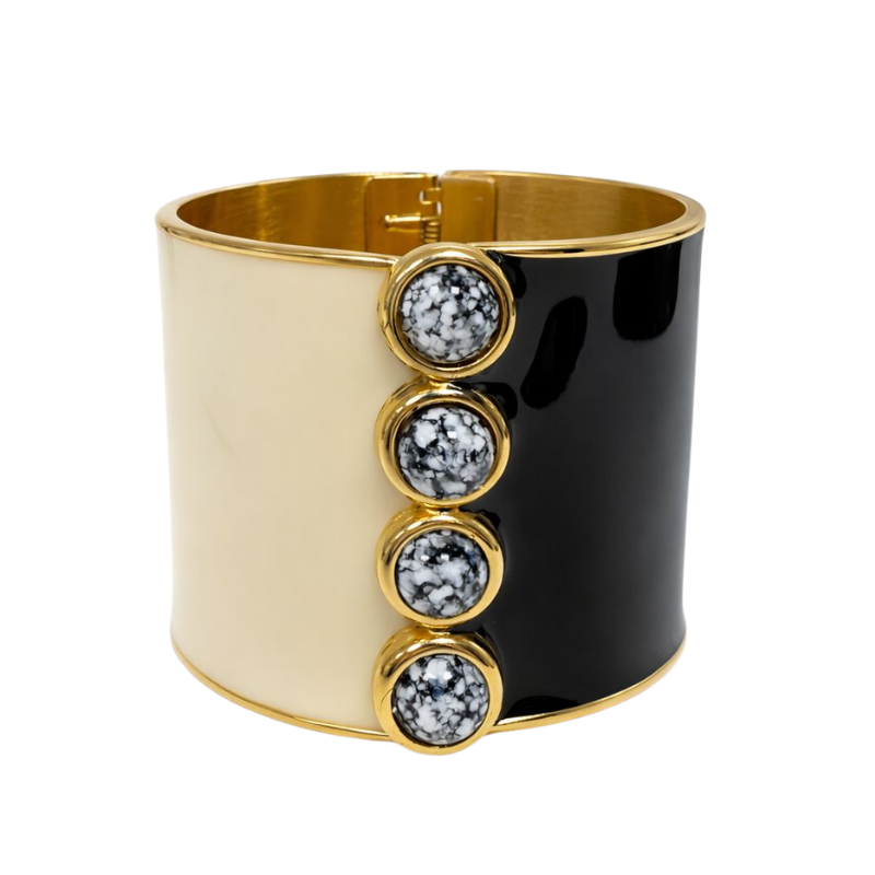 Pulseira Bicolor Larga