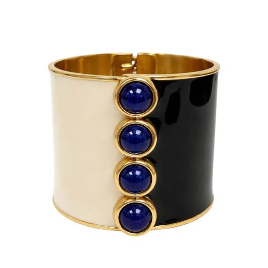 Pulseira Bicolor Larga