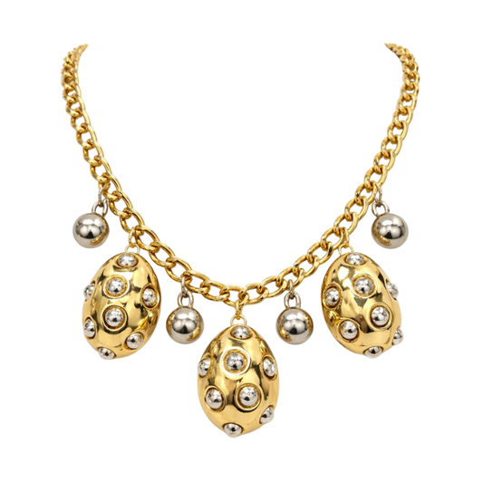 Colar Curto Poá Metal