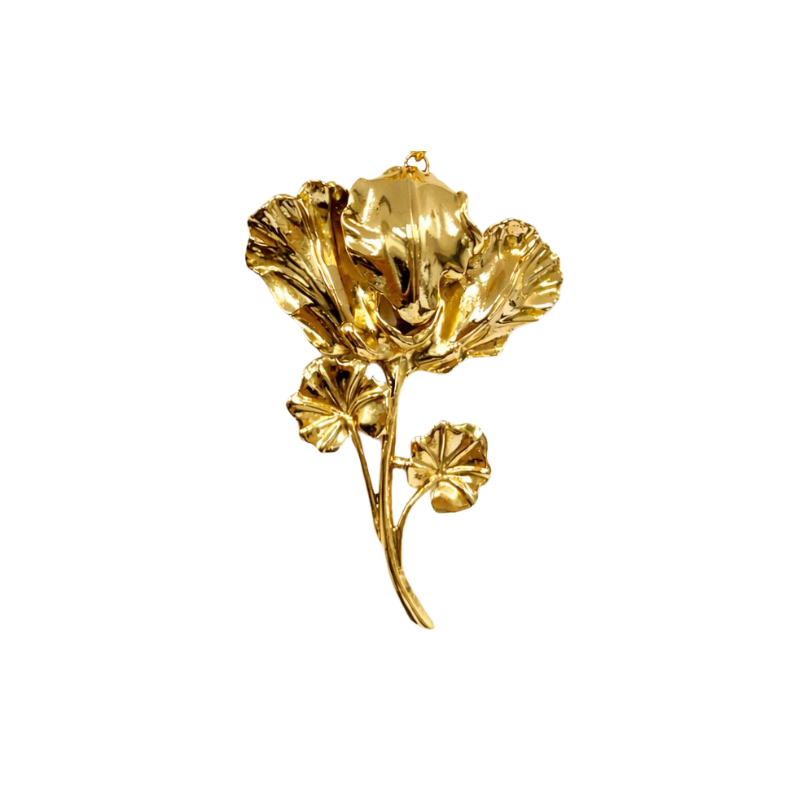 Broche Botanic Gold