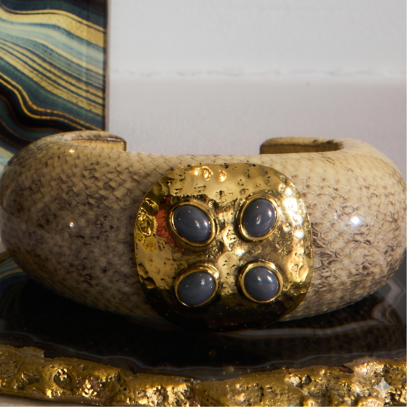 Pulseira Cobra Peça Martelada