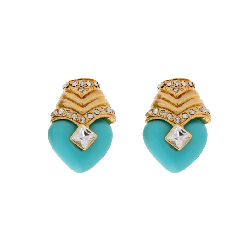 Brinco Coração Mediterrâneo