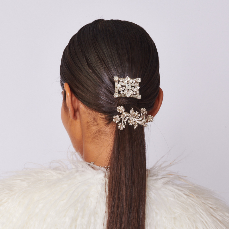 Presilha Cristale Retangular