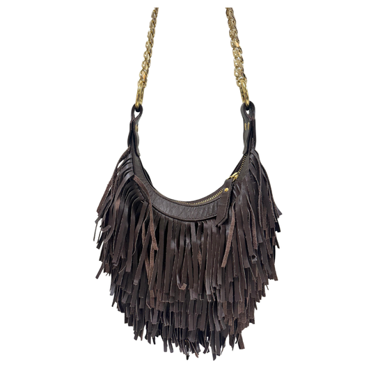 Bolsa Franja Couro