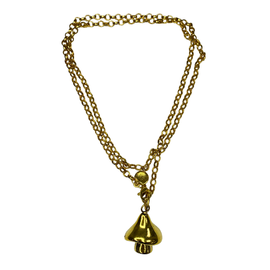 Colar Duplo Cogumelo